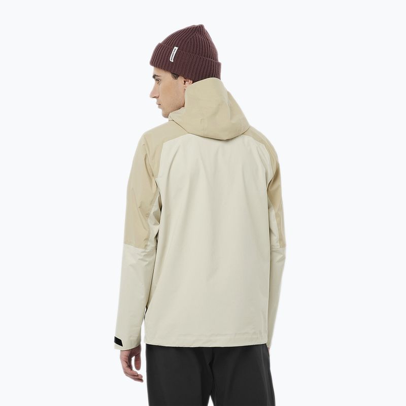Мъжко дъждобранно яке Salomon Outerpath white pepper/rainy day 2