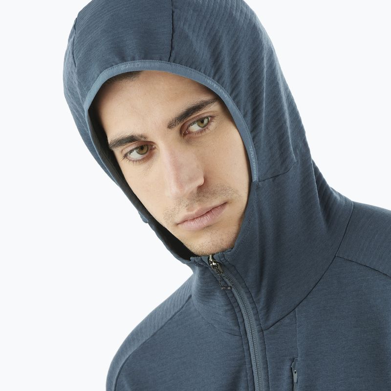 Мъжки потник Salomon Essential Lightwarm Hd midinight navy за трекинг 3