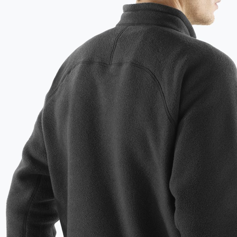 Мъжки трекинг суитшърт Salomon Chroma Fleece Hz deep black 4