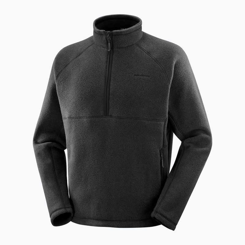 Мъжки трекинг суитшърт Salomon Chroma Fleece Hz deep black 7