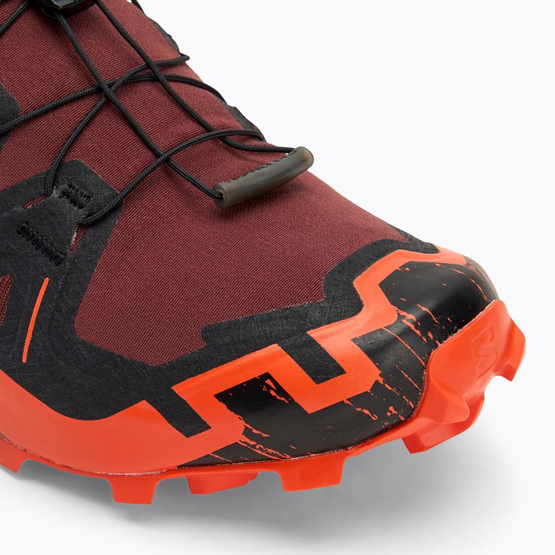 Salomon Speedcross 6 мъжки обувки за бягане ром стафида/чери домат/коняк 7