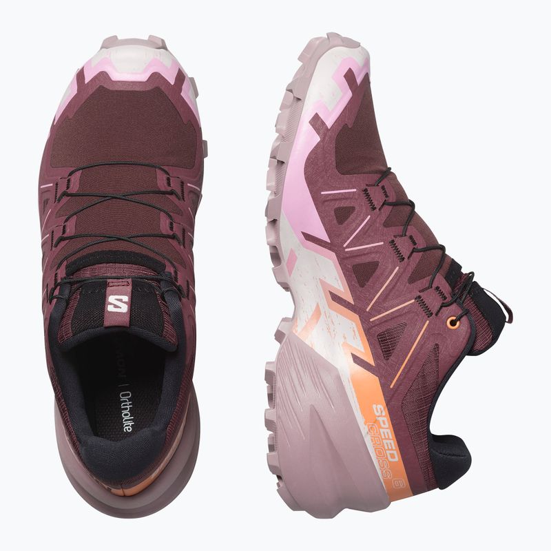 Дамски маратонки за бягане Salomon Speedcross 6 catawba grape/papaya/deauville mauve 13