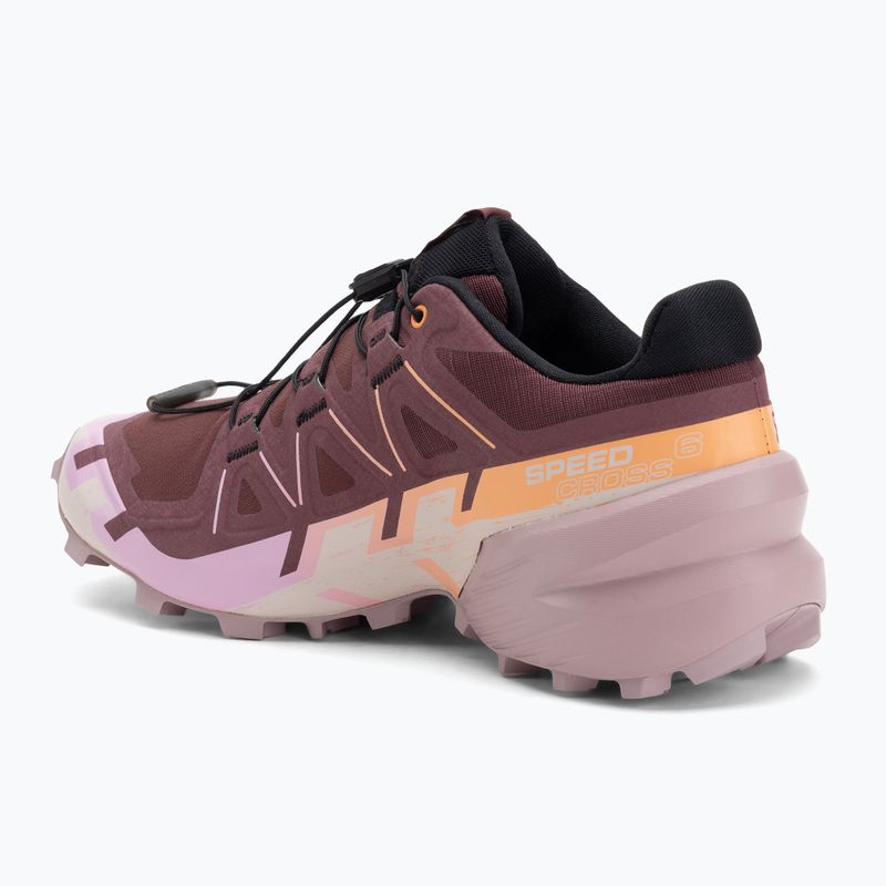 Дамски маратонки за бягане Salomon Speedcross 6 catawba grape/papaya/deauville mauve 3