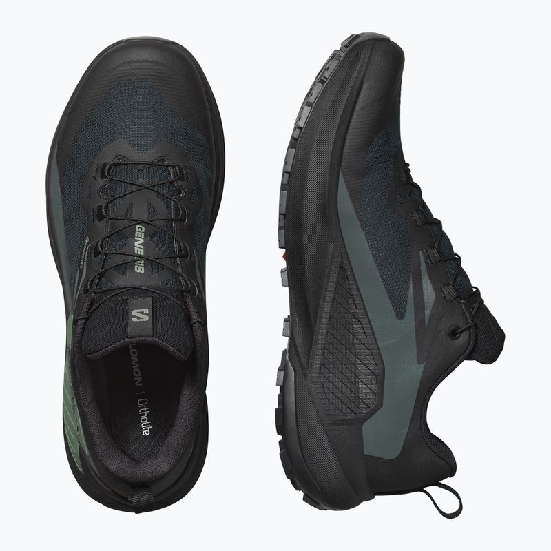 Мъжки обувки за бягане Salomon Genesis GTX black/agave green/urban chic 13
