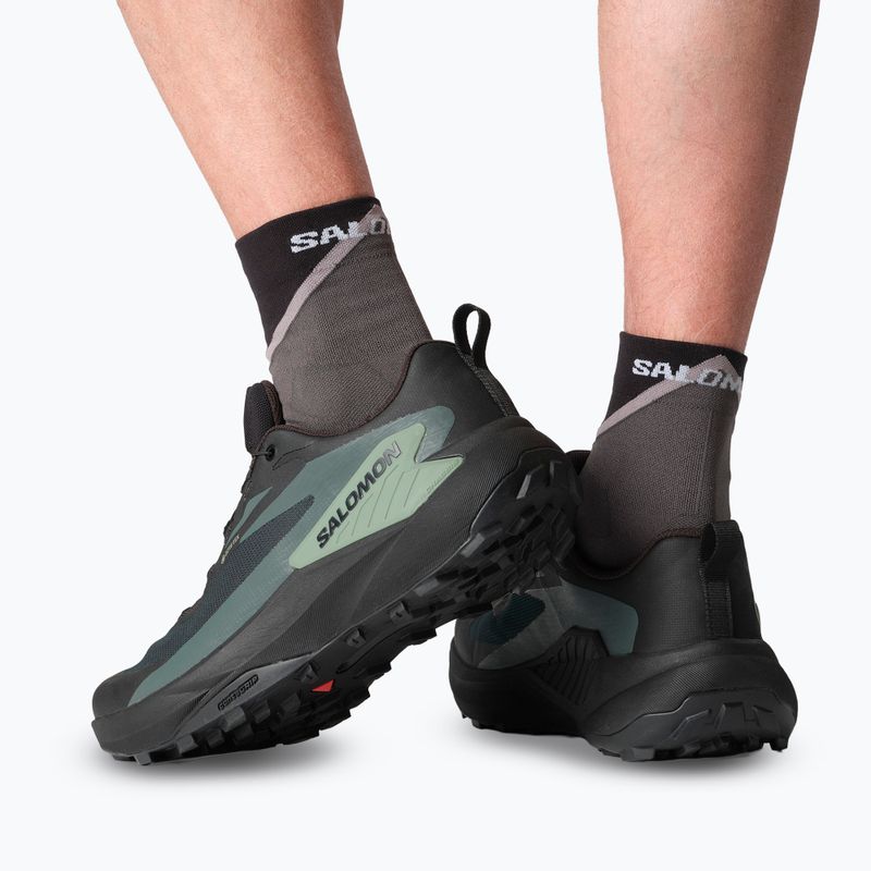 Мъжки обувки за бягане Salomon Genesis GTX black/agave green/urban chic 15