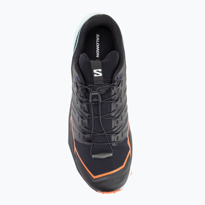 Мъжки обувки за бягане Salomon Thundercross black/cherry tomato/electric green 5