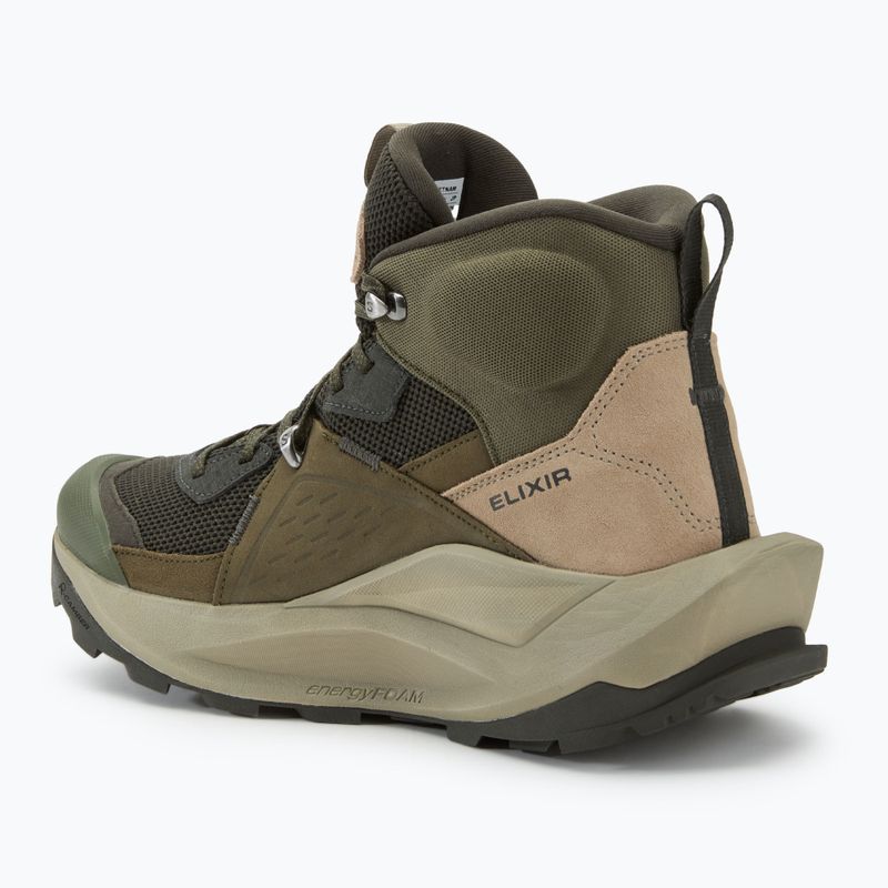 Мъжки туристически обувки Salomon Elixir Mid GTX peat/vintage khaki/castlerock 3