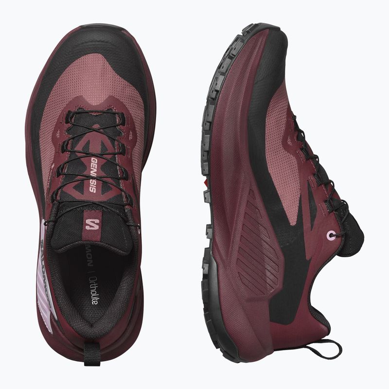 Дамски обувки за бягане Salomon Genesis GTX rose taupe/black orchid/bouquet 13
