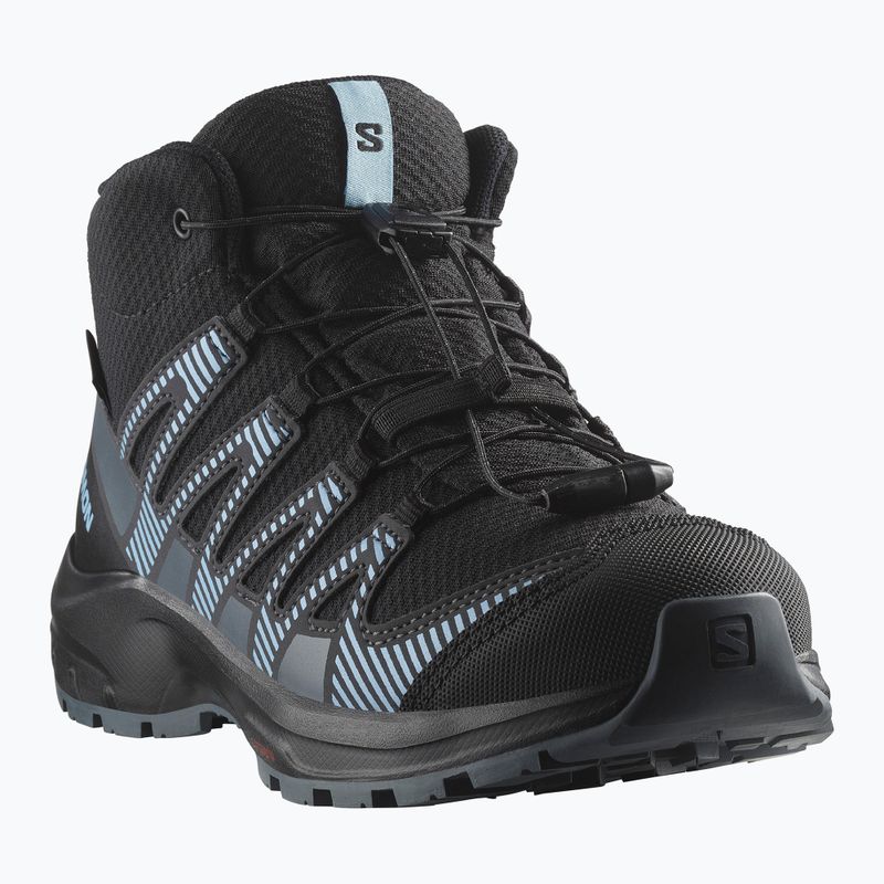 Детски обувки за трекинг Salomon XA PRO V8 Mid WP black/neptune/alaskan blue 8