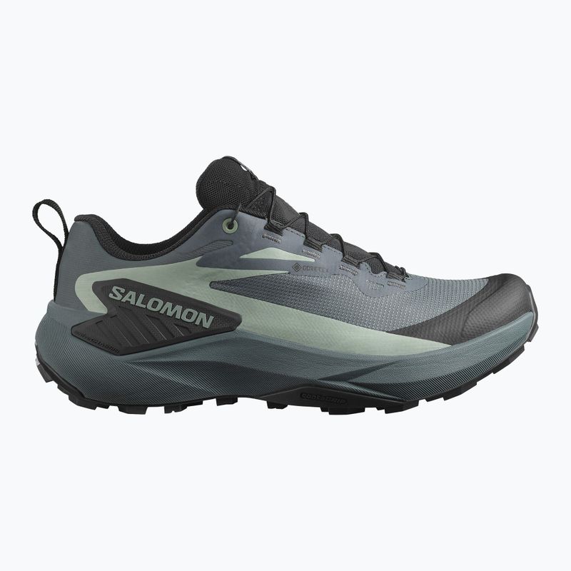 Salomon Genesis GTX дамски обувки за бягане turbulence/black/green milieu