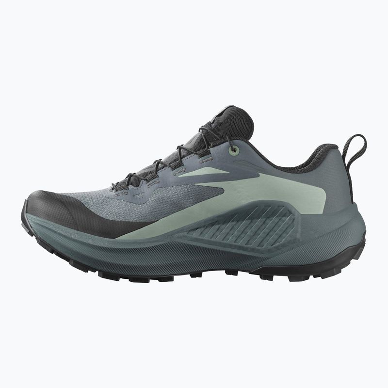 Salomon Genesis GTX дамски обувки за бягане turbulence/black/green milieu 2