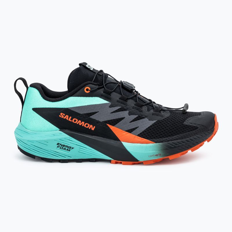 Мъжки обувки за бягане Salomon Sense Ride 5 black/bay/cherry tomato 2