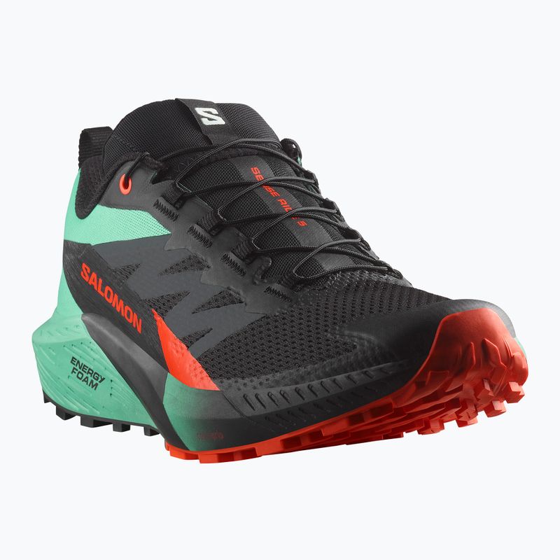 Мъжки обувки за бягане Salomon Sense Ride 5 black/bay/cherry tomato 8