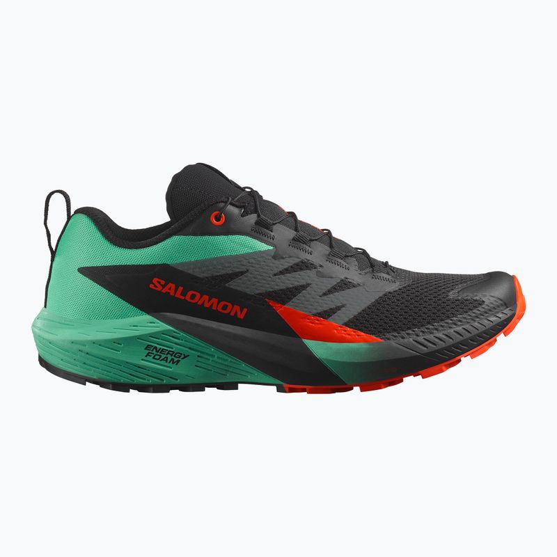 Мъжки обувки за бягане Salomon Sense Ride 5 black/bay/cherry tomato 9