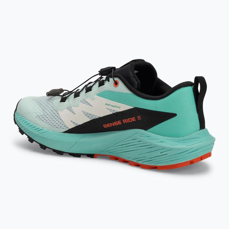 Дамски обувки за бягане Salomon Sense Ride 5 bay/black/cherry tomato 3