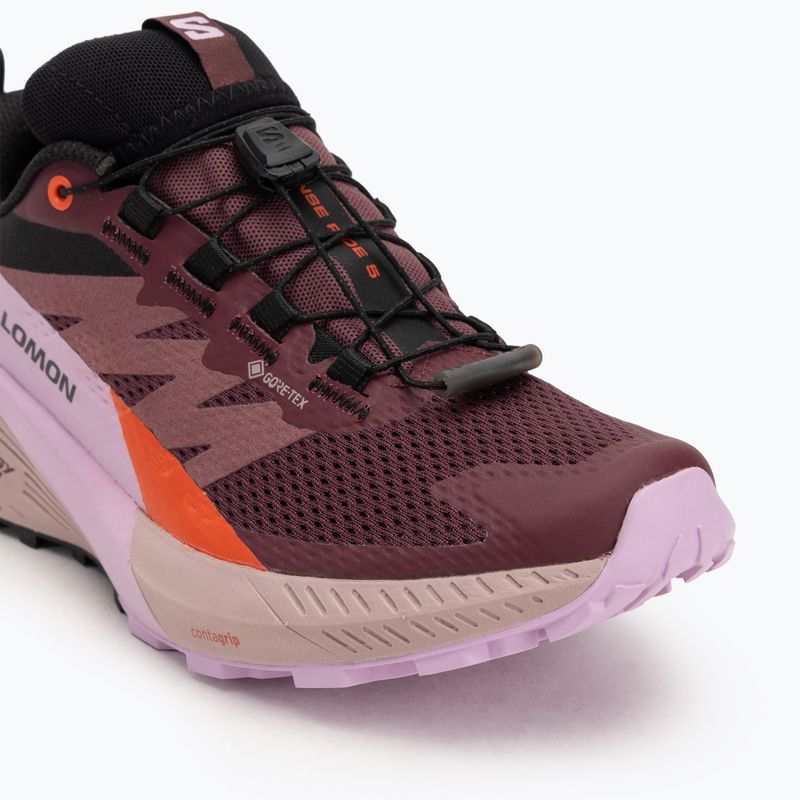 Salomon Sense Ride 5 GTX дамски обувки за бягане catawba grape/orchid bouquet/cherry tomato 7