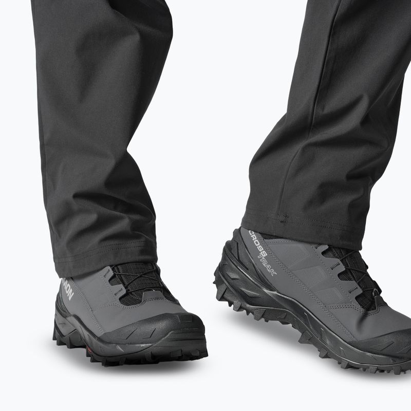 Мъжки обувки за трекинг Salomon Crosstrak Powder WP asphalt/black/sharkskin 8