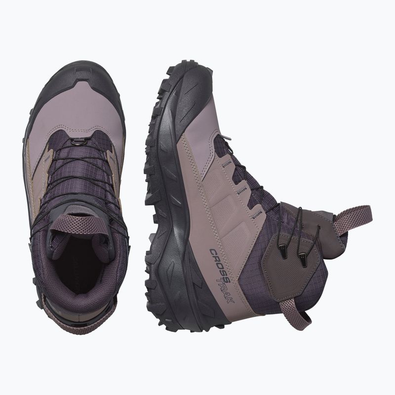 Дамски обувки за трекинг Salomon Crosstrak Powder WP nine iron/shark 3
