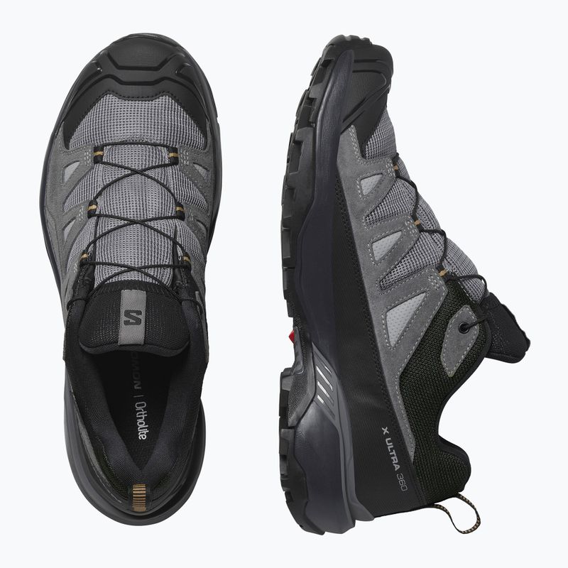 Мъжки обувки за трекинг Salomon X ULTRA 360 LTR GTX sharkskin/castle rock/kelp 13