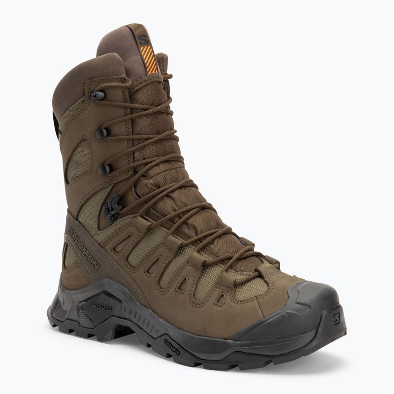 Salomon Quest Tracker High GTX туристически обувки земно кафяво/зелено