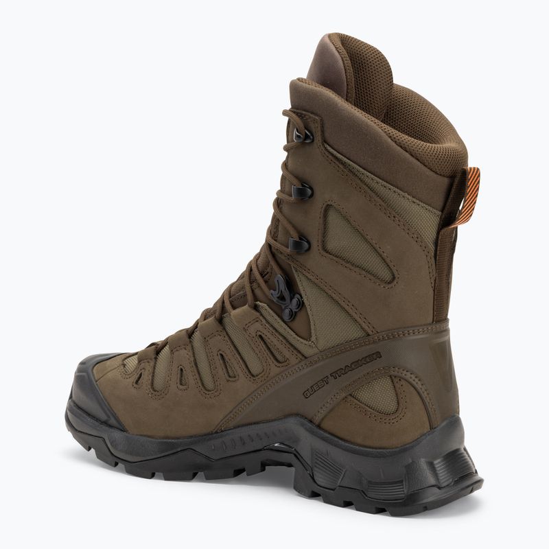 Salomon Quest Tracker High GTX туристически обувки земно кафяво/зелено 3
