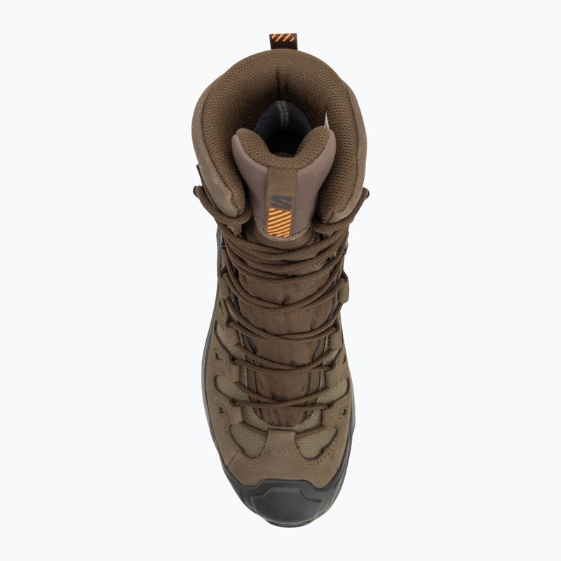 Salomon Quest Tracker High GTX туристически обувки земно кафяво/зелено 5