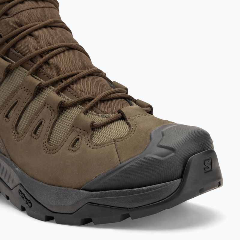 Salomon Quest Tracker High GTX туристически обувки земно кафяво/зелено 7