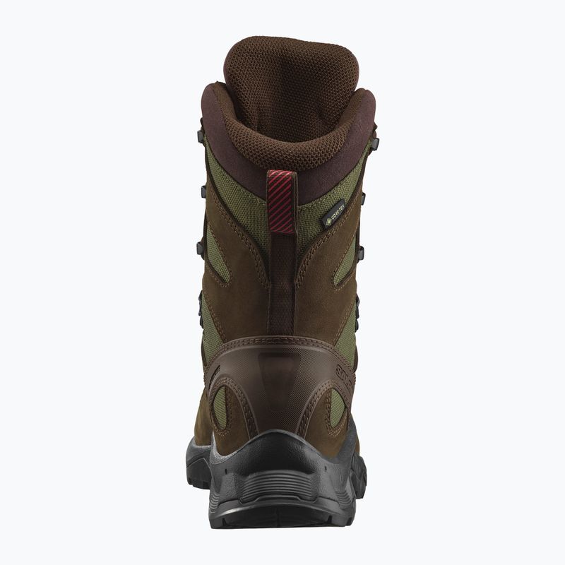 Salomon Quest Tracker High GTX туристически обувки земно кафяво/зелено 11