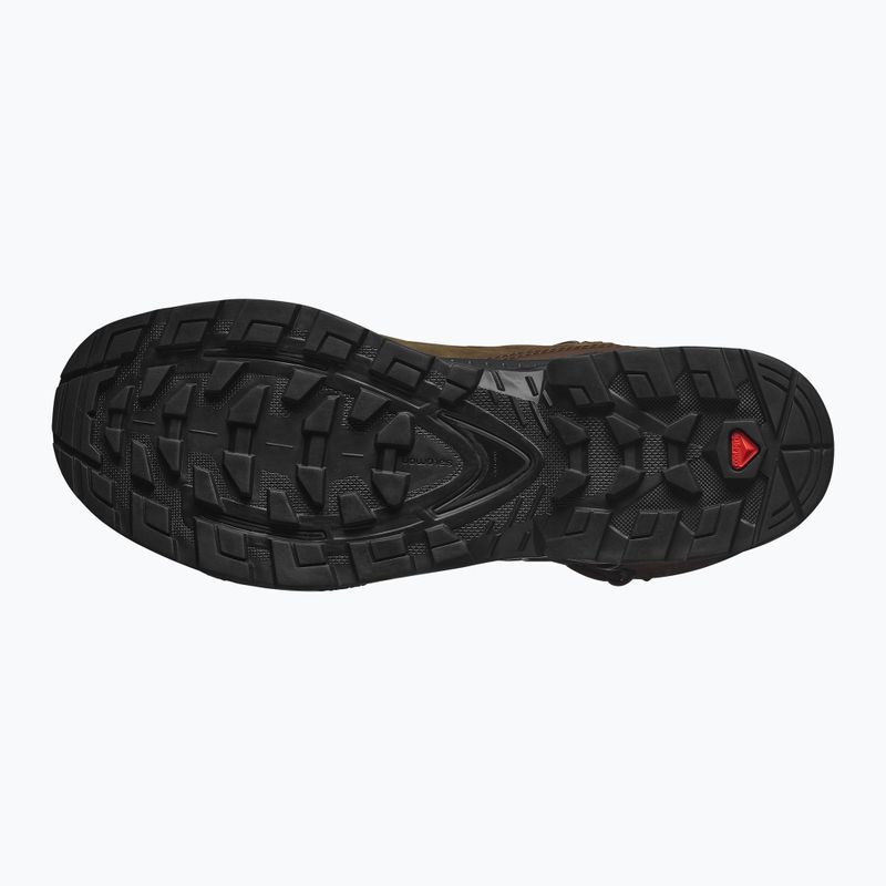 Salomon Quest Tracker High GTX туристически обувки земно кафяво/зелено 12