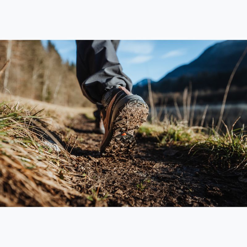 Дамски обувки за трекинг Salomon X ULTRA 360 LTR GTX cognac/peppercorn/black 10