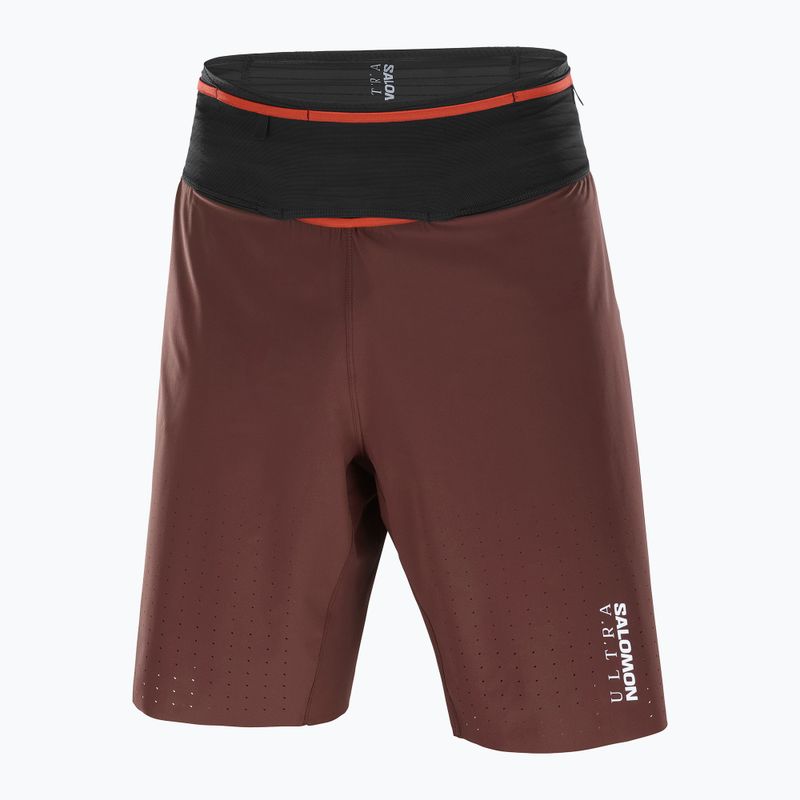 Мъжки къси панталони за бягане Salomon S/Lab Ultra 2IN1 decadent chocolate 6