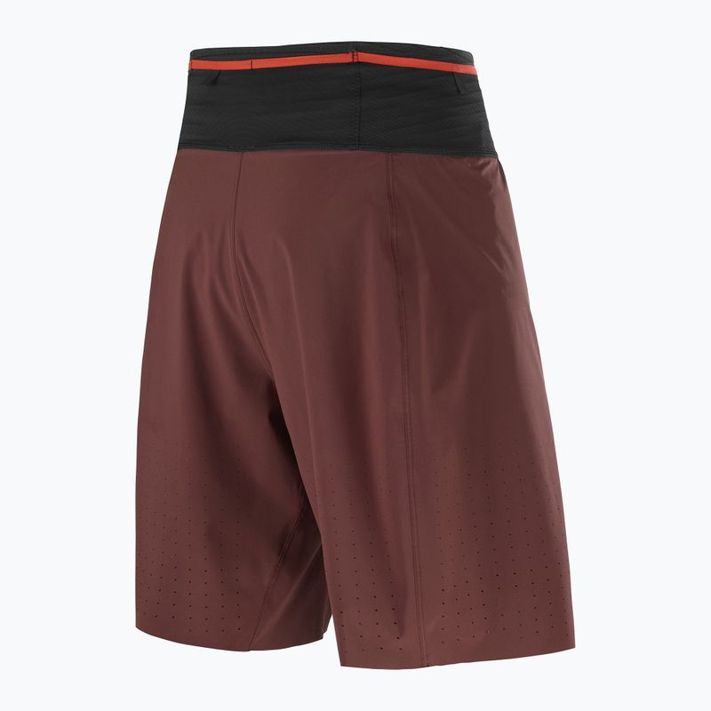 Мъжки къси панталони за бягане Salomon S/Lab Ultra 2IN1 decadent chocolate 7