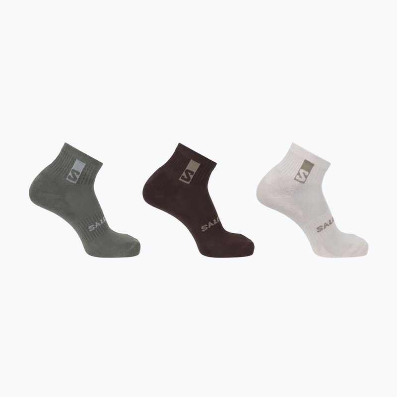 Чорапи Salomon Everyday Ankle 3 чифта silver cloud/sedona sage