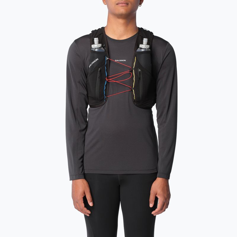 Жилетка за бягане Salomon ADV SKIN 12 Race Flag' black/white 4