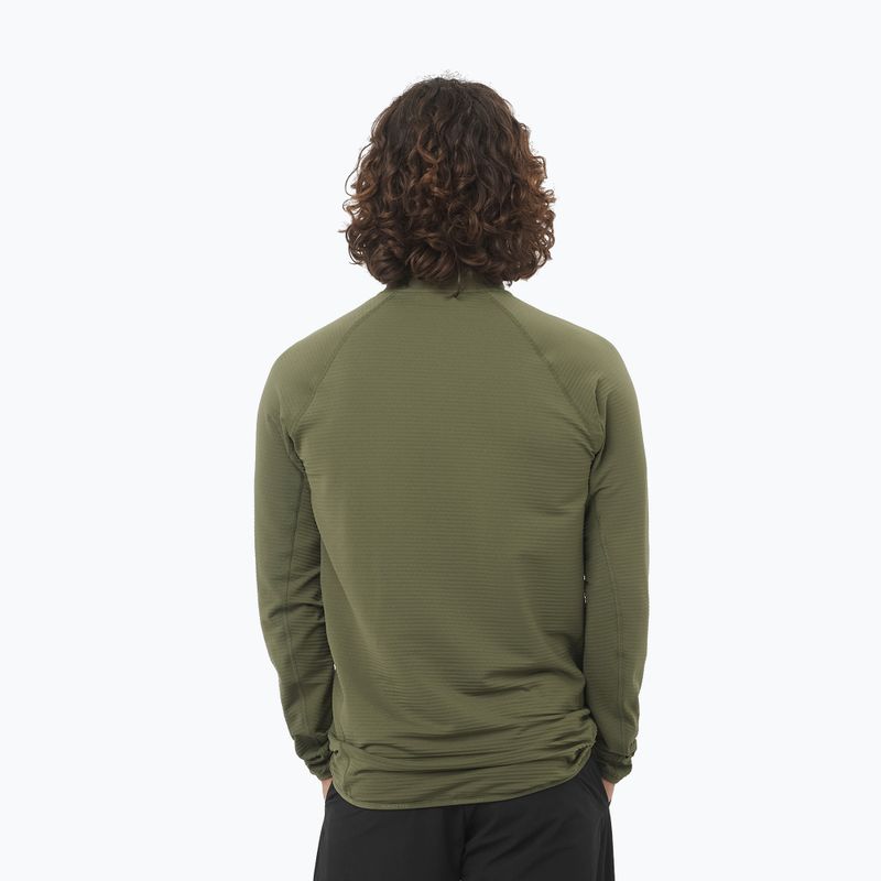 Мъжки суитшърт за трекинг Salomon Essential Lightwarm Full Zip grape leaf 2