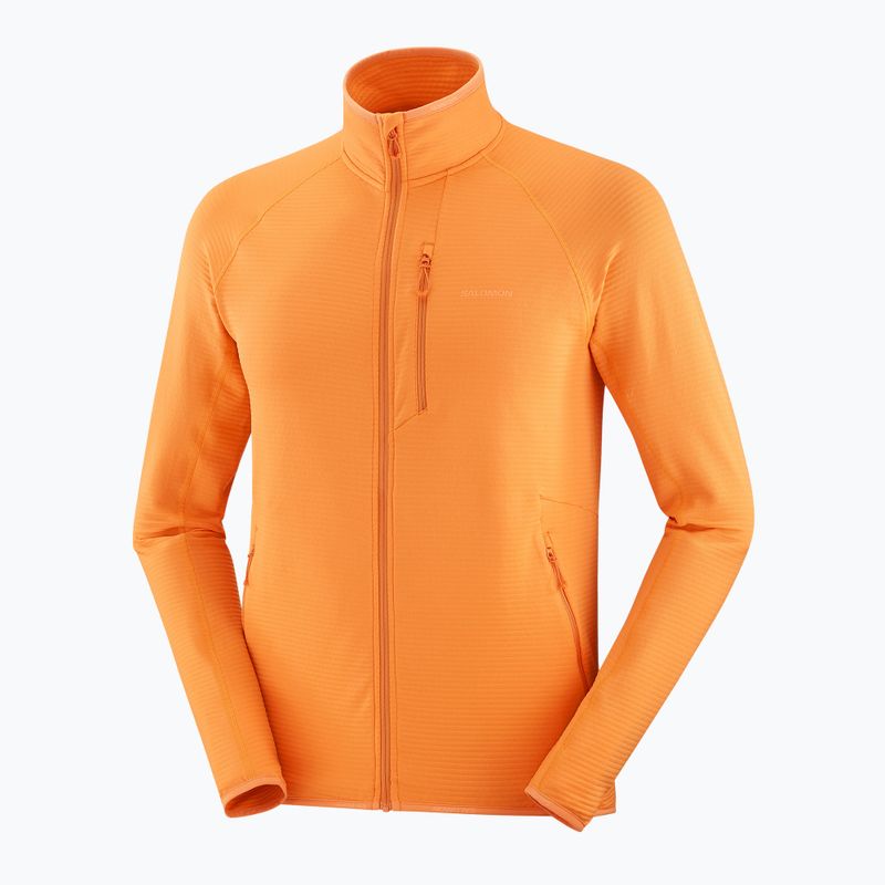 Мъжки потник Salomon Lightwarm Full Zip turmeric trekking 7