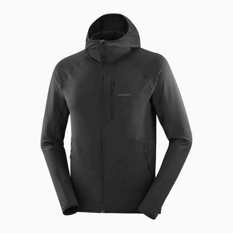 Мъжко яке за трекинг Salomon Sntial Lightwarm Hybrid deep black 8