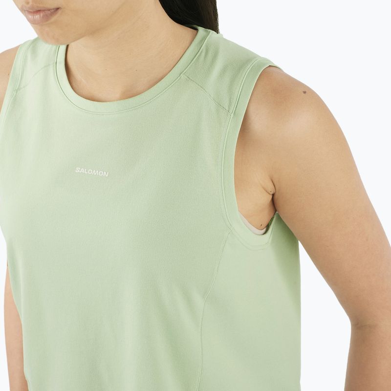 Salomon Trackline Tank дамска тениска морска пяна 3