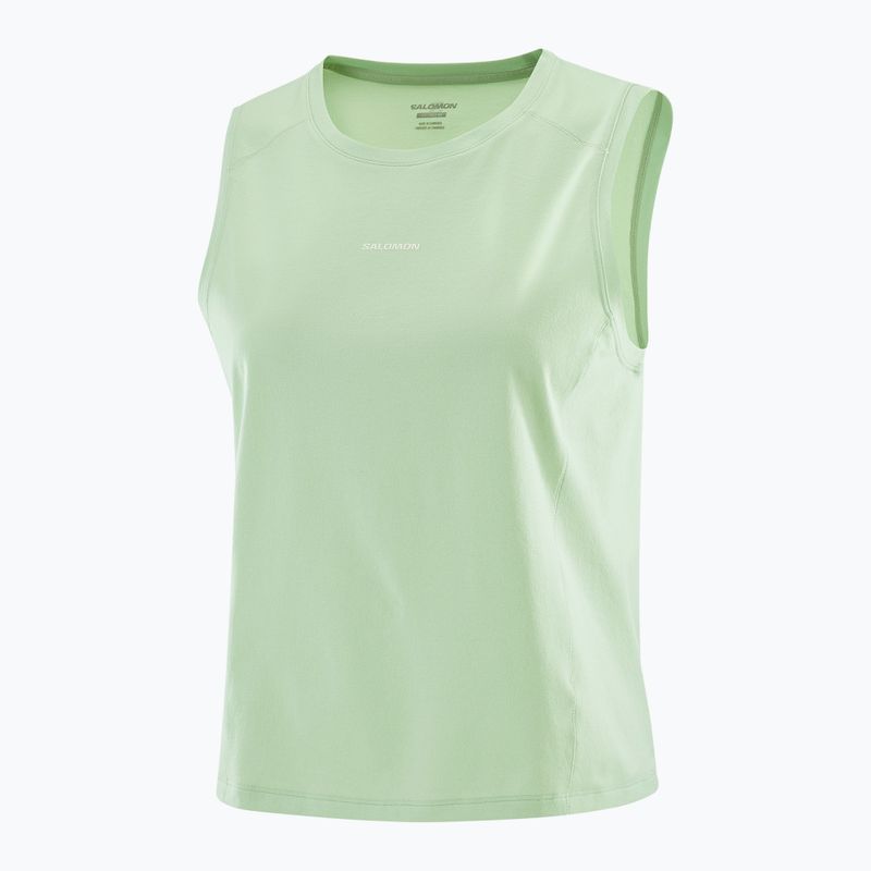 Salomon Trackline Tank дамска тениска морска пяна 7