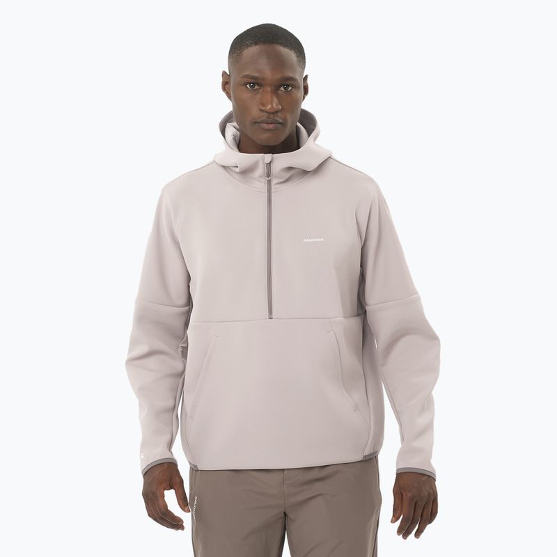 Мъжки суитшърт Salomon SHKout Half Zip с качулка etherea