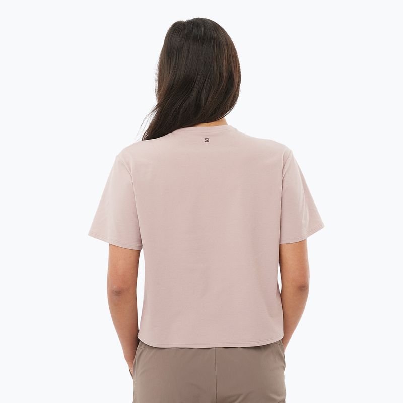 Salomon Trackline Tee SS тениска за жени etherea 2
