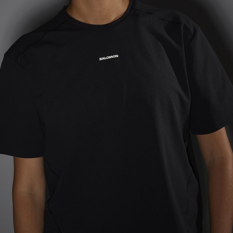 Дамски потник Salomon Trackline Tee SS deep black 5