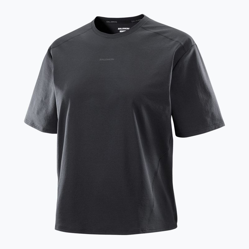 Дамски потник Salomon Trackline Tee SS deep black 6