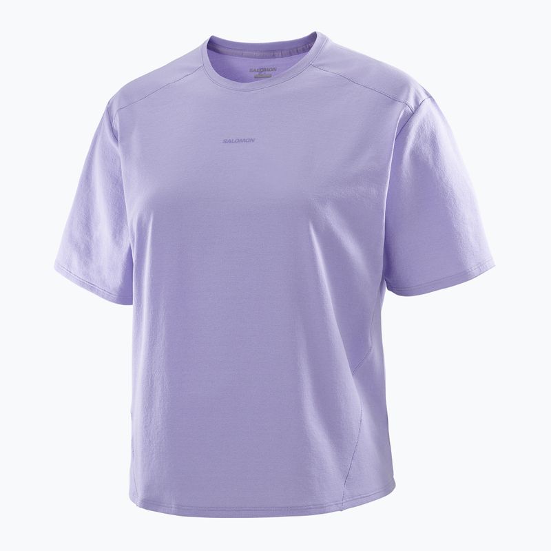 Дамска тениска Salomon Trackline SS violet tulip 6