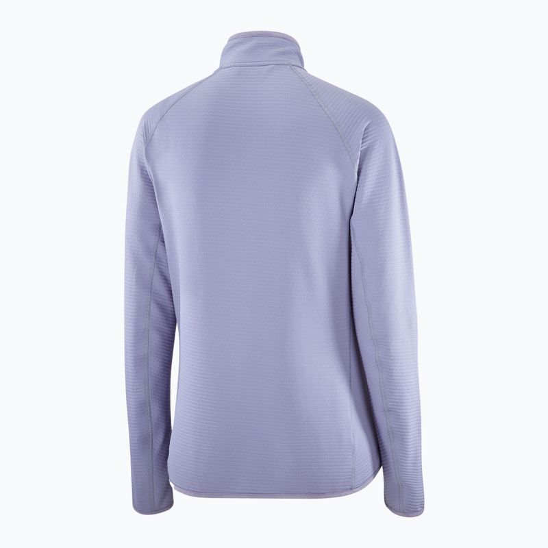 Дамско яке за трекинг Salomon Lightwarm Full Zip blue granite 7