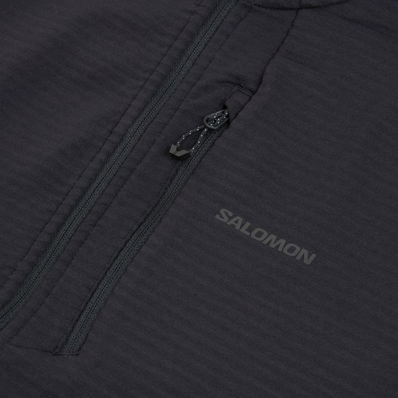 Дамски поларен суитшърт Salomon Lightwarm Full Zip deep black 7