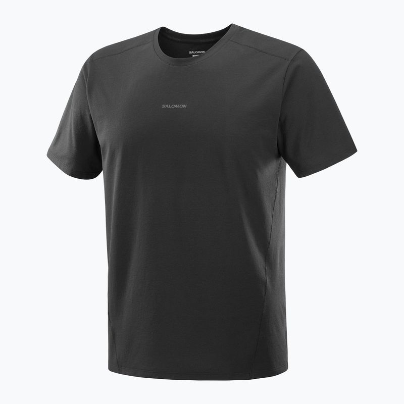 Мъжка тениска Salomon Trackline deep black 5