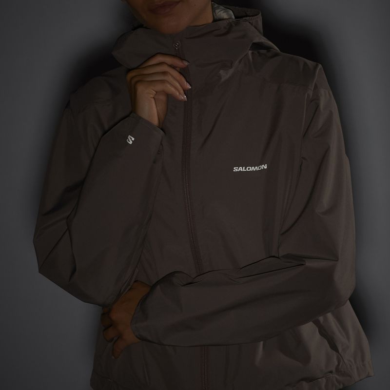 Дамско дъждобран яке Salomon Outscape 2l iron 3