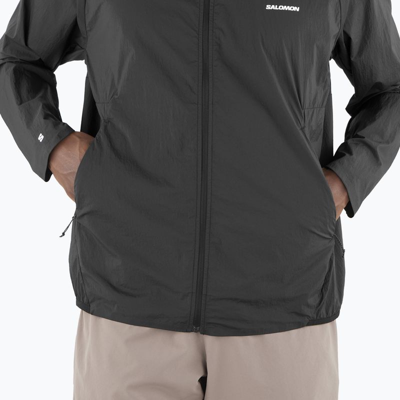 Мъжко яке за бягане Salomon Shakeout Fly deep black 3