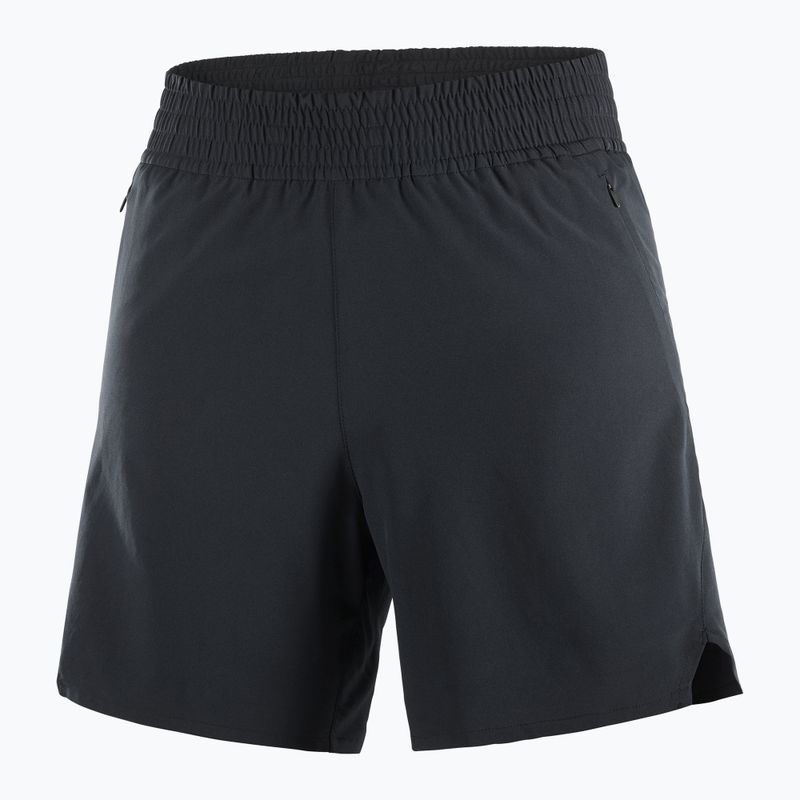Salomon SHAKEout Core 6" deep black дамски къси панталони за бягане 6